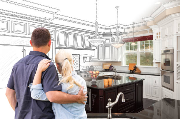 Professional Cabinet Refacing technician working in Northfield, MN